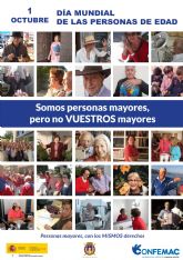 El Ayuntamiento de Lorca conmemora el 'Día Internacional de las Personas de Edad' defendiendo su derecho a gestionar su vida y participar en la sociedad con igualdad