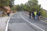 Fomento finaliza las obras de mejora de la carretera que une Alhama de Murcia con Pliego