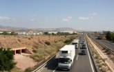 El alcalde insta al Ministerio de Fomento a que el tercer carril previsto en la A7 desde Crevillente a Alhama de Murcia, continúe hasta Puerto Lumbreras