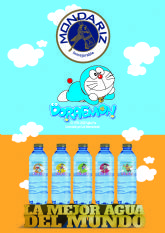 Aguas de Mondariz se viste con la imagen de Doraemon, la mítica serie de dibujos animados que celebra este año su 50 aniversario