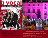 El grupo internacional B Vocal dará la bienvenida al año 2021, este sábado, con un concierto en la Plaza de España