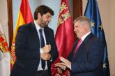 El alcalde de Calasparra se reúne con el presidente de la Comunidad Autónoma de la Región de Murcia