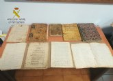 La Guardia Civil recupera numerosos manuscritos y documentos históricos del S. XVI al S. XVIII