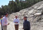 Concluyen las obras de estabilización de la zona norte del acceso al Castillo de Lorca
