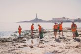 La Mar de Músicas y Soltec limpian Cabo de Palos de residuos