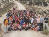 90 Alumnos del IES Floridablanca de Murcia realizan una reforestación en la Vía Verde