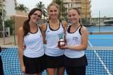 Tres tenistas totaneras ganan el Campeonato de España por Equipos 3*categoría Absoluta
