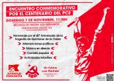 EL PCE en la Región de Murcia celebrará el centenario del PCE el próximo 7 de Noviembre