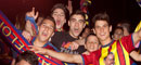 Celebracin del ttulo de Liga. FC Barcelona. Murcia 2010  