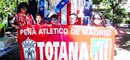 La Peña Atltico de Madrid de Totana particip en el Da de las Peñas 2010