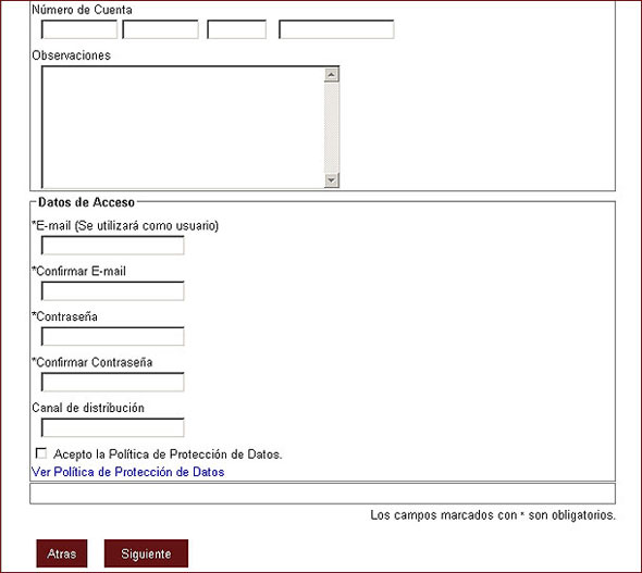 Paso 3 (Registro de Cliente)