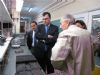 El consejero de Obras Públicas, Vivienda y Transportes, José Ballesta visita el Laboratorio e Mecánica del Suelo