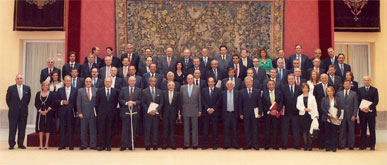 Garca asiste a la reunin del Patronato de la Fundacin Cotec, presidida por Su Majestad el Rey