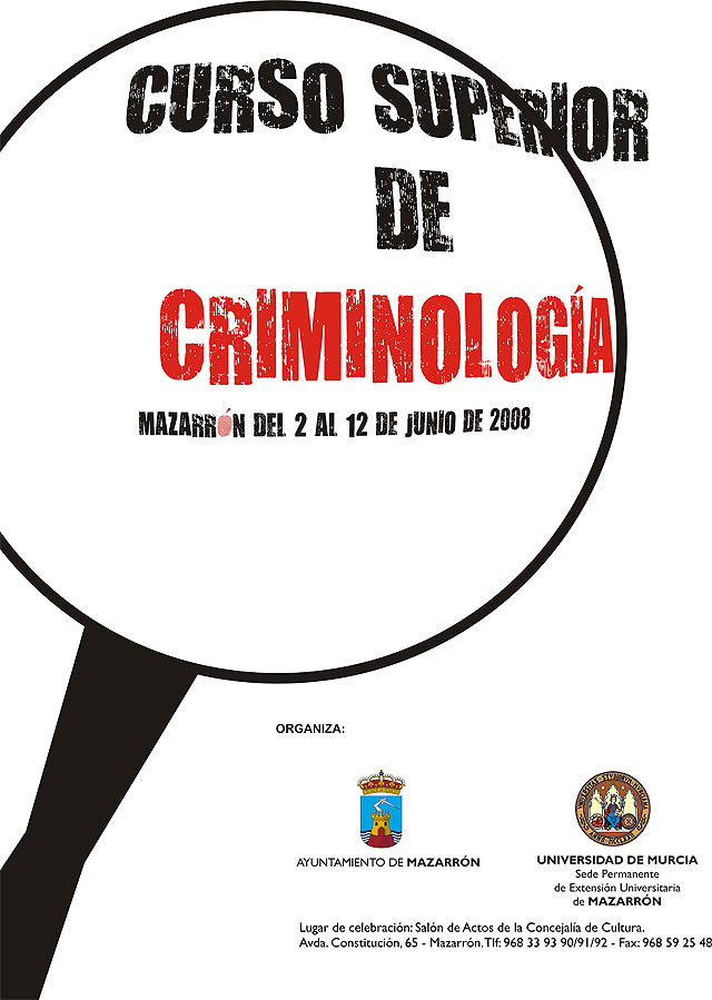 El lunes empieza el Curso Superior de Criminologa, Foto 1