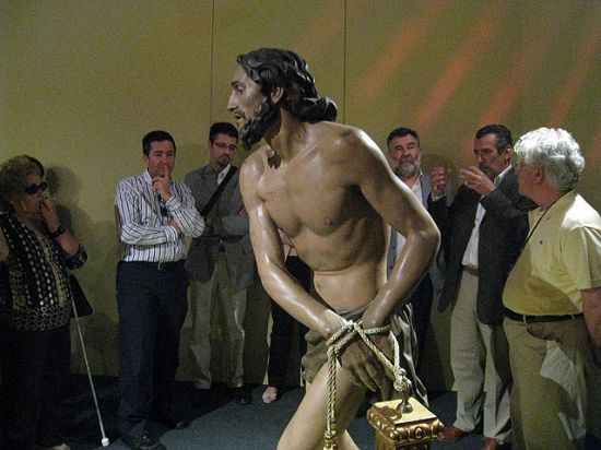 Una treintena de personas invidentes visita la exposición “Recóndito sentimiento” - 1, Foto 1