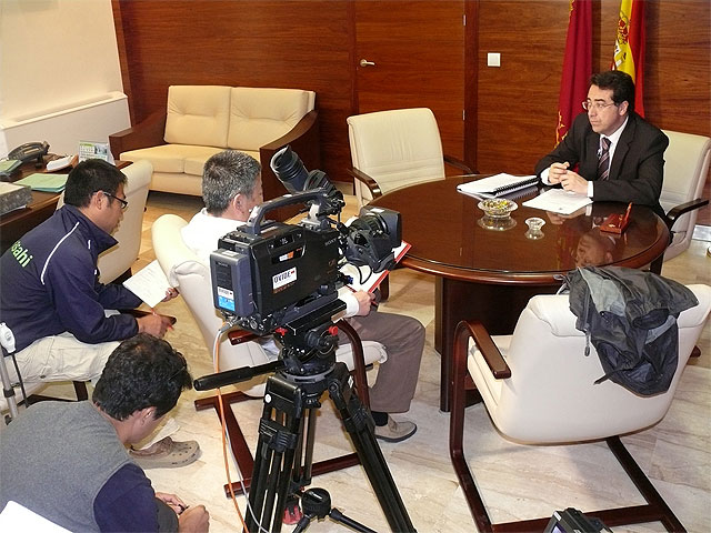 Una cadena de televisión japonesa ha elaborado un reportaje sobre Jumilla y el uso de la energía solar - 1, Foto 1