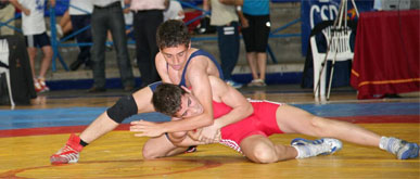 El equipo autonmico murciano, subcampen de España en lucha grecorromana