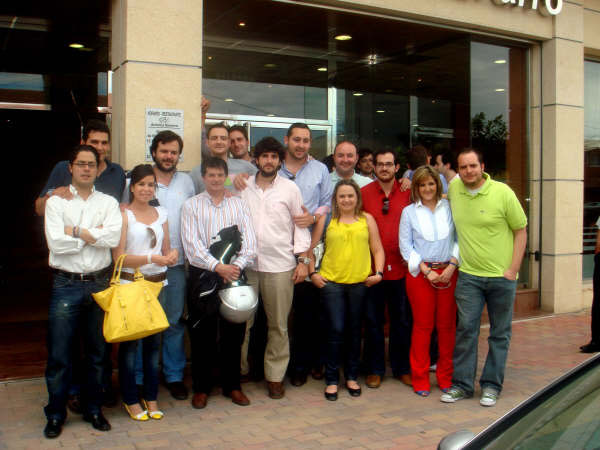 Los principales líderes nacionales y regionales de Nuevas Generaciones del Partido Popular visitan Lorca - 1, Foto 1