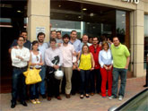 Los principales líderes nacionales y regionales de Nuevas Generaciones del Partido Popular visitan Lorca