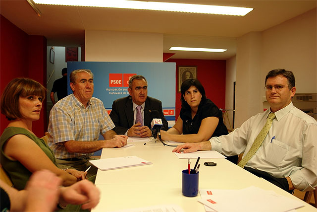 Los socialistas de Caravaca se reúnen con el Delegado del Gobierno. - 1, Foto 1