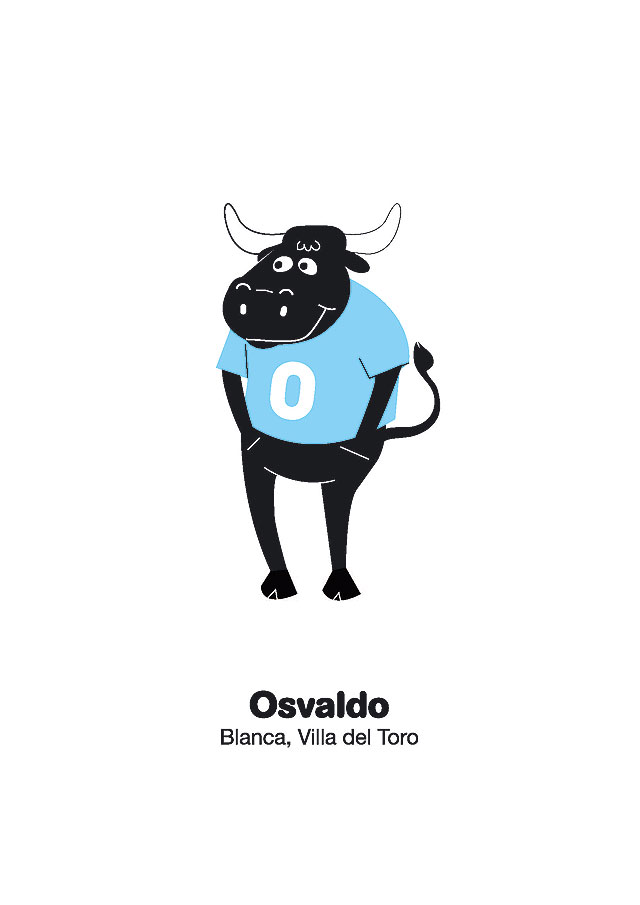Osvaldo, la mascota del proyecto Blanca, Villa del Toro, ya tiene imagen - 1, Foto 1