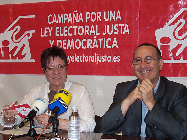 IU de la Región de Murcia presenta una campaña para reformar la ley electoral - 1, Foto 1