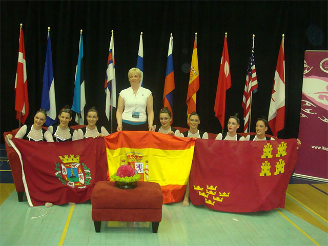El Club Rítmica Cartagena se queda a tres puestos de la final en el Mundial de Estética de Canadá - 2, Foto 2