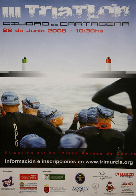 Ciclismo, natación y atletismo en el III Triatlón Ciudad de Cartagena - 1, Foto 1