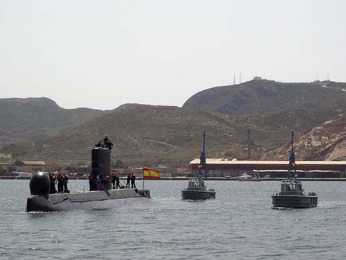 El submarino Tonina podría estar en el mar y visitable junto a la futura plaza del CIM - 1, Foto 1