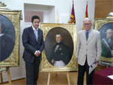 Cultura entrega a la Sociedad de Amigos del País cuatro pinturas y dos esculturas restauradas por la Comunidad Autónoma