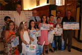 Diez niños y un colegio de Caravaca de la Cruz entre los premiados en el  Concurso Nacional de Dibujo de Aqualia