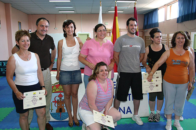 Closing the course of table tennis aimed at women over 30 years of municipality, Foto 1
