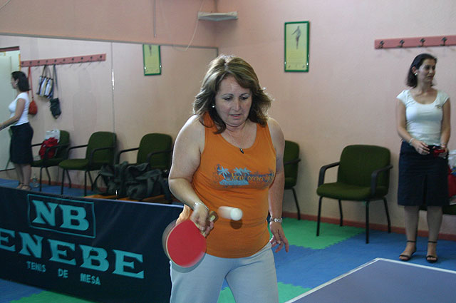 Closing the course of table tennis aimed at women over 30 years of municipality, Foto 3
