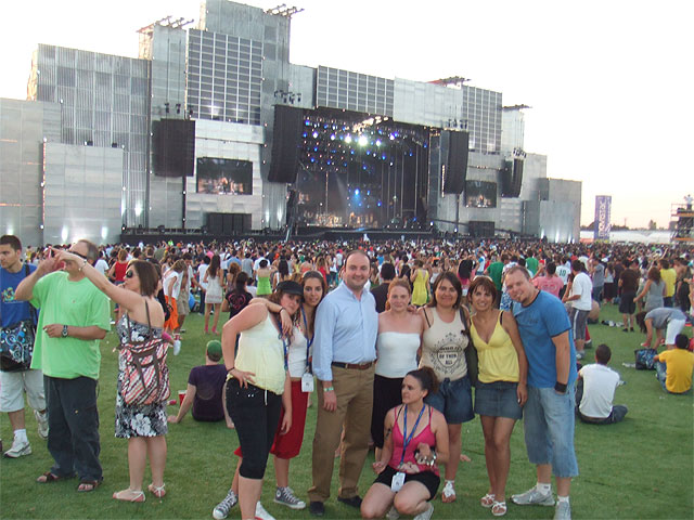 Ruiz Montalván acompañó a los jóvenes lorquinos en su viaje al Rock in Río Madrid - 1, Foto 1