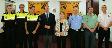 Tres nuevos agentes de la Policía Local toman posesión de su cargo en el Ayuntamiento de Puerto Lumbreras