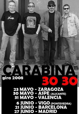 Carabina 30-30 actuará el 21 de septiembre en el Parque Municipal - 1, Foto 1