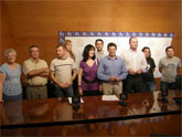 El alcalde firma un convenio con diez asociaciones lorquinas para fomentar su presencia en Internet