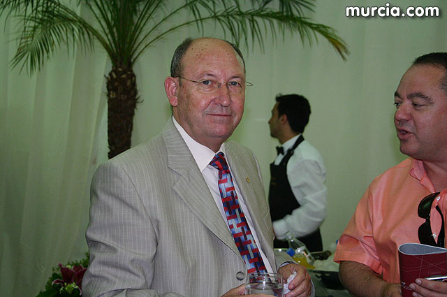 El alcalde y algunos concejales del municipio estuvieron presentes en el acto de colocación de la primera piedra del Aeropuerto de Corvera. - 1, Foto 1