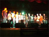Los grupos totaneros “Inkeys” y “Moaz DJ”, ganadores del Crearte Joven 2008, en la modalidad de msica