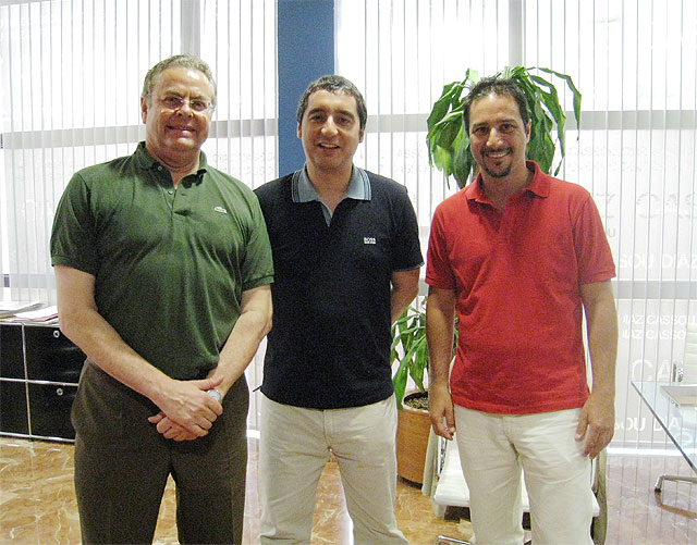 El consejero de Cultura, Juventud y Deportes recibe al nuevo presidente de El Pozo Fútbol sala - 1, Foto 1