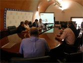Jdar y Leopoldo Navarro explican a los grupos polticos el proyecto de Observatorio de la Inmigracin