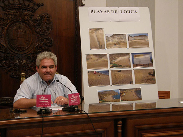 Morales explica que el mal estado de algunas playas de Lorca se debe a las actuaciones de la Demarcación de Costas del Estado - 1, Foto 1