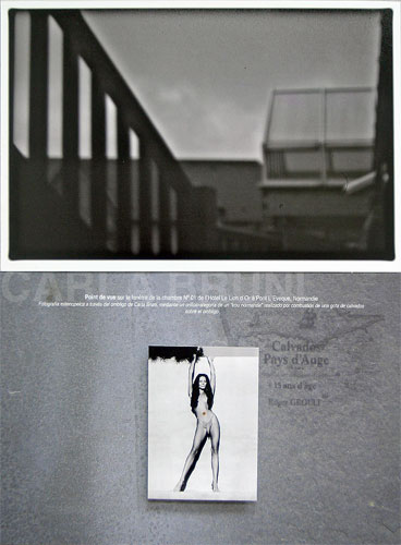 Moisés Ruiz homenajea en clave de diversión a Nicephore Niépece, hacedor de la primera fotografía,  en Peregrinatio, 15 points de vue - 2, Foto 2