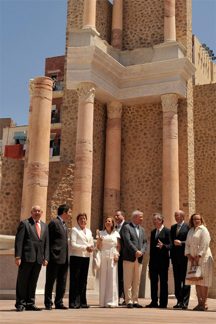 Valcárcel: “Cartagena trascenderá fronteras nacionales con su Museo y Teatro Romano, como gran motor turístico y cultural” - 1, Foto 1
