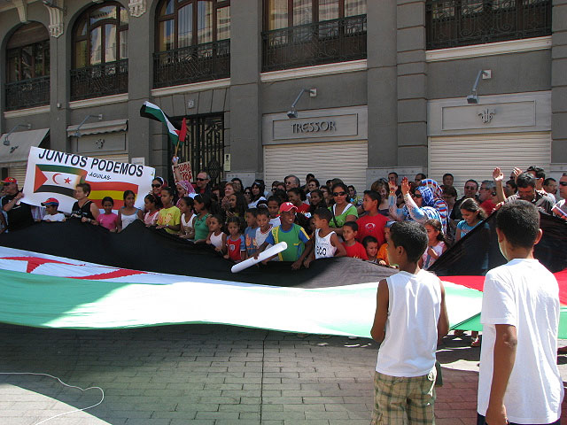 Concentración en favor del Sahara Occidental - 1, Foto 1