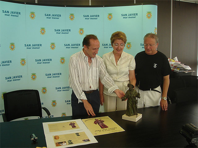 El escultor Juan José Quirós inaugura en los próximos días una  exposición al aire libre en San Javier, y un obra en el paseo marítimo de Santiago de la Ribera - 1, Foto 1