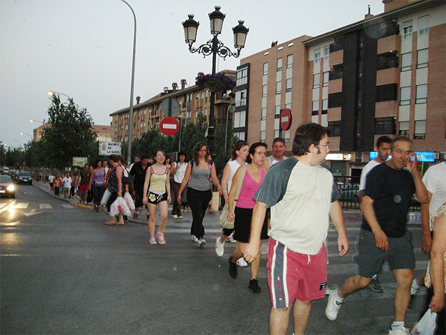 More than a hundred people participated in walks every Wednesday noctunas, Foto 3