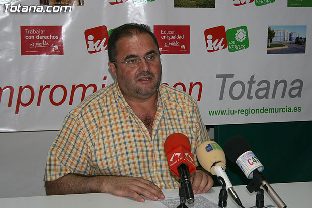 Izquierda Unida de Totana insta al Martínez Andreo a que tenga respeto por la Justicia y los profesionales de medios de comunicación - 1, Foto 1