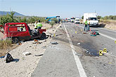 Tres muertos y dos heridos graves en un accidente de tráfico en Jumilla