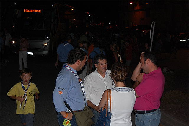El alcalde despide a 170 scouts lorquinos que se fueron ayer de campamento de verano - 1, Foto 1